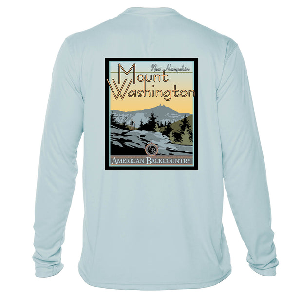 Mount Washington Vintage Destinations Long Sleeve Men's Microfiber Men's T-Shirt