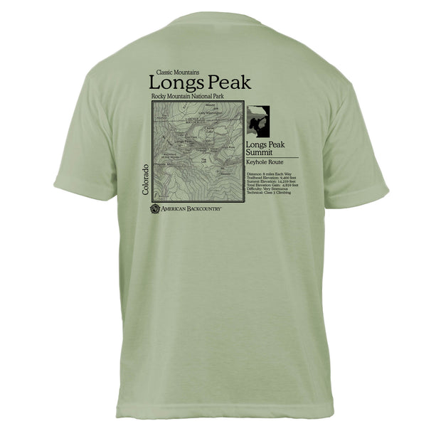 Longs Peak Classic Mountain Basic Crew T-Shirt