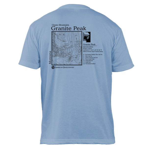 Granite Peak Classic Mountain Basic Crew T-Shirt