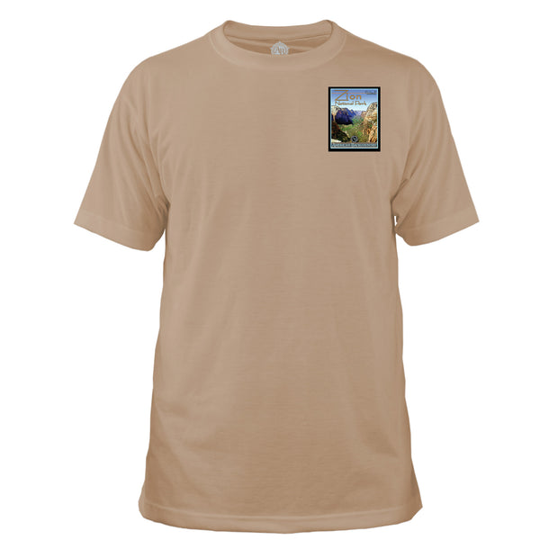 Zion National Park Vintage Destinations Basic Crew T-Shirt