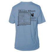 Mount Elbert Classic Mountain Short Sleeve Microfiber Men's T-Shirt