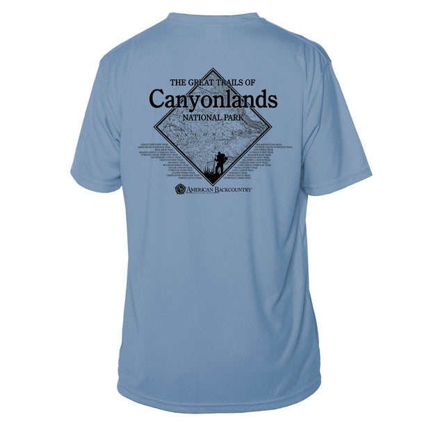 Canyonlands Diamond Topo Short Sleeve Microfiber Men's T-Shirt