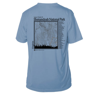 Shenandoah National Park Great Trails Short Sleeve Microfiber Men's T-Shirt