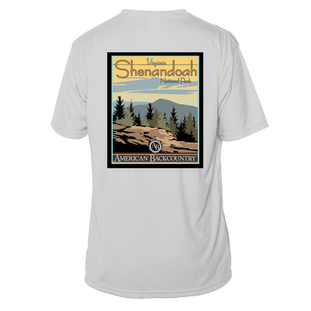 Shenandoah National Park Vintage Destinations Short Sleeve Microfiber Men's T-Shirt
