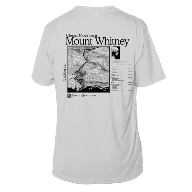 Mount Whitney Classic Mountain Short Sleeve Microfiber Men's T-Shirt