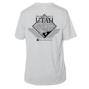 Utah Diamond Topo Short Sleeve Microfiber Men's T-Shirt