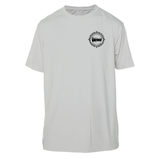 Retro Compass Adirondack Park Microfiber Short Sleeve T-Shirt