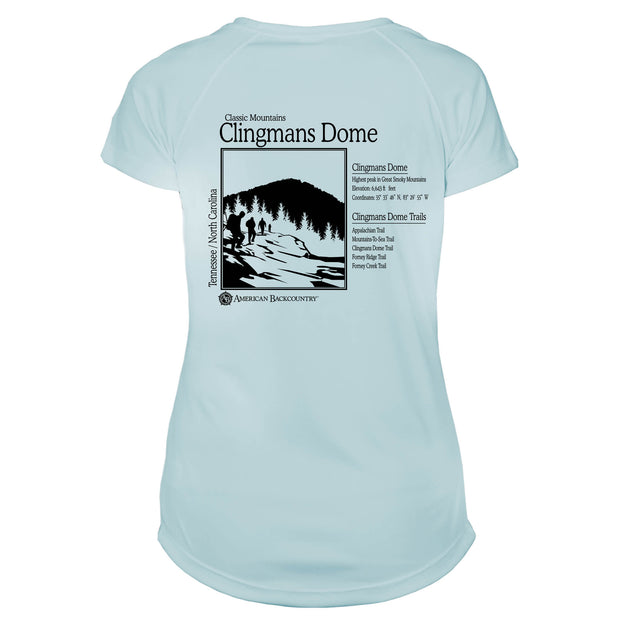 Clingmans Dome Classic Mountain Microfiber Women's T-Shirt