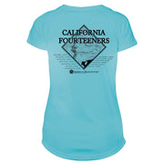 California Fourteeners Diamond Topo  Microfiber Women's T-Shirt
