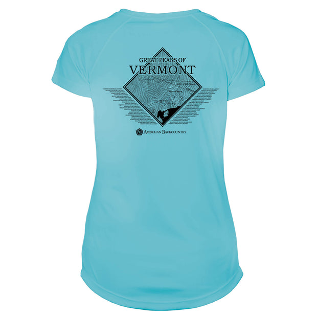 Vermont Diamond Topo Microfiber Women's T-Shirt