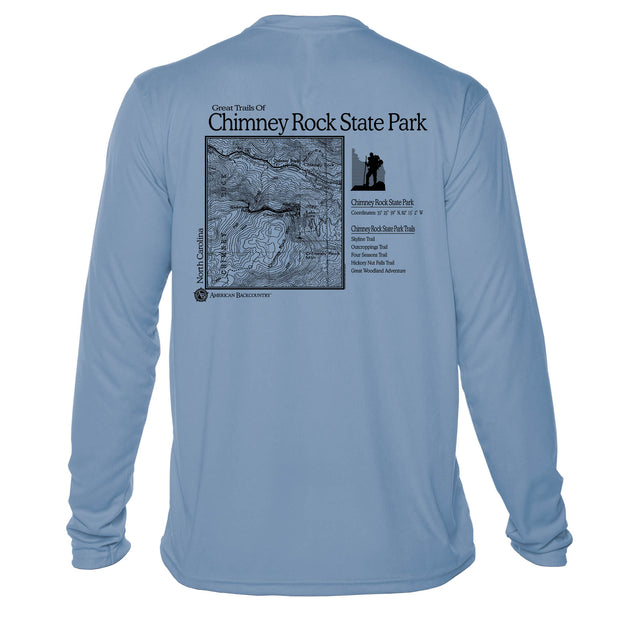Chimney Rock Great Trails Long Sleeve Microfiber Men's T-Shirt