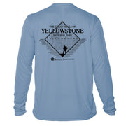Yellowstone National Park Great Trails Long Sleeve Microfiber Men's T-Shirt
