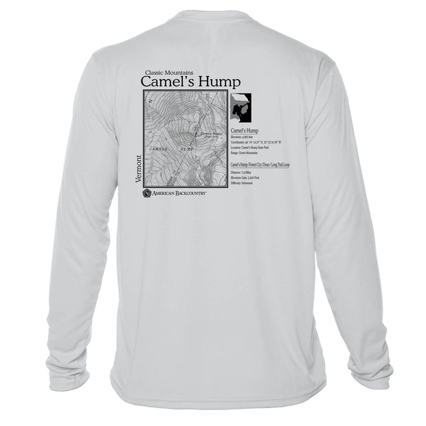 Camels Hump Classic Mountain Long Sleeve Microfiber Men's T-Shirt