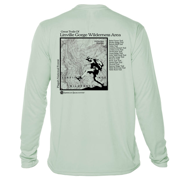 Linville Gorge Great Trails Long Sleeve Microfiber Men's T-Shirt