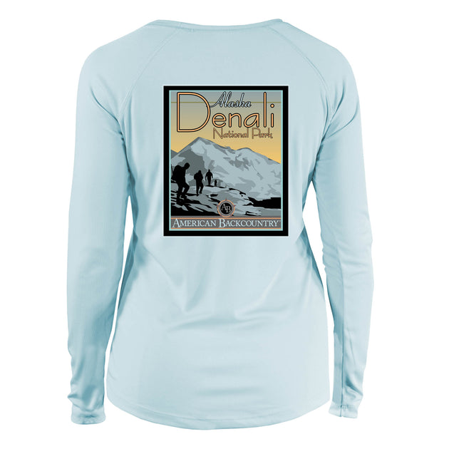 Denali National Park Vintage Destinations Long Sleeve Microfiber