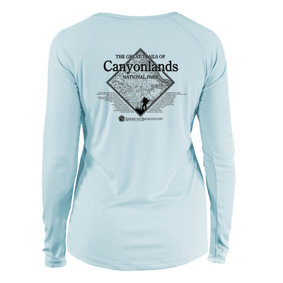 Canyonlands Great Trails Long Sleeve Microfiber Women's T-Shirt
