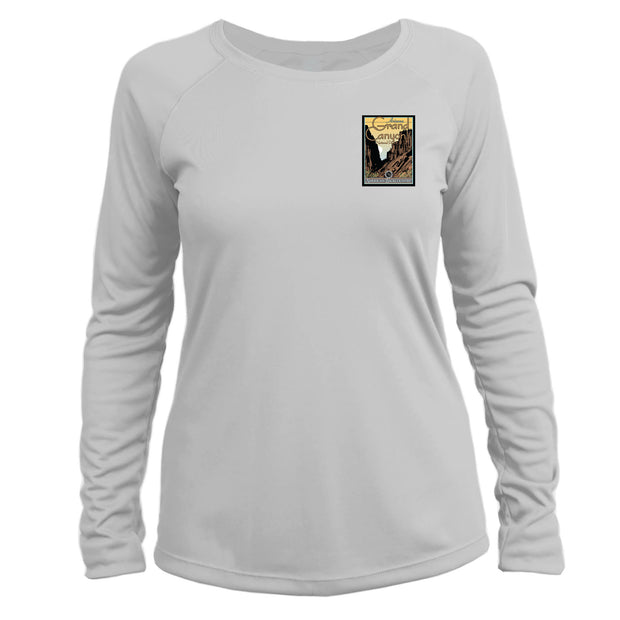 Grand Canyon Vintage Destinations Long Sleeve Microfiber Women's T-Shirt