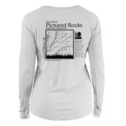 Pictured Rocks Great Trails Long Sleeve Microfiber Women's T-Shirt