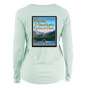 Rocky Mountain National Park Vintage Destinations Long Sleeve Microfiber Women's T-Shirt