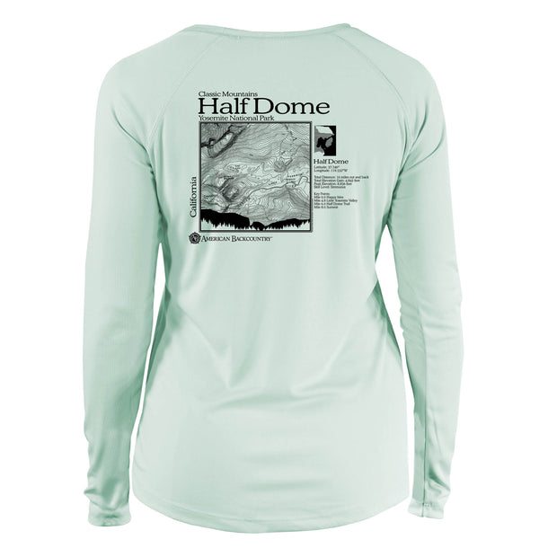 Half Dome Classic Mountain Long Sleeve Microfiber Women's T-Shirt
