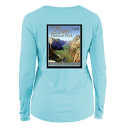 Zion National Park Vintage Destinations Long Sleeve Microfiber Women's T-Shirt