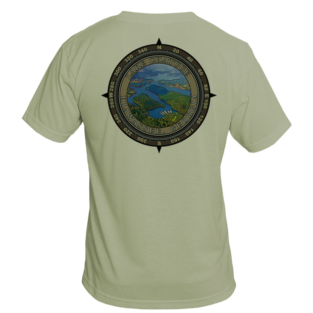 Retro Compass Boundary Waters Basic Performance T-Shirt