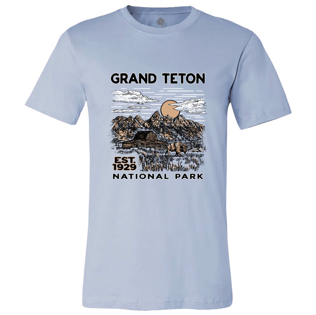Vintage Backcountry Grand Teton  REPREVE® Crew T-Shirt