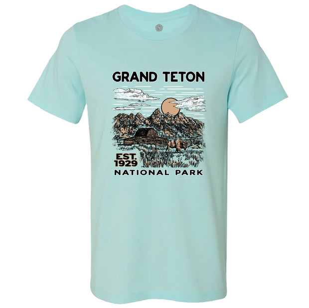 Vintage Backcountry Grand Teton  REPREVE® Crew T-Shirt