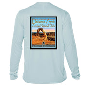 Delicate Arch National Park Vintage Destinations Long Sleeve Men's Microfiber Men's T-Shirt