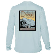 Denali National Park Vintage Destinations Long Sleeve Men's Microfiber Men's T-Shirt