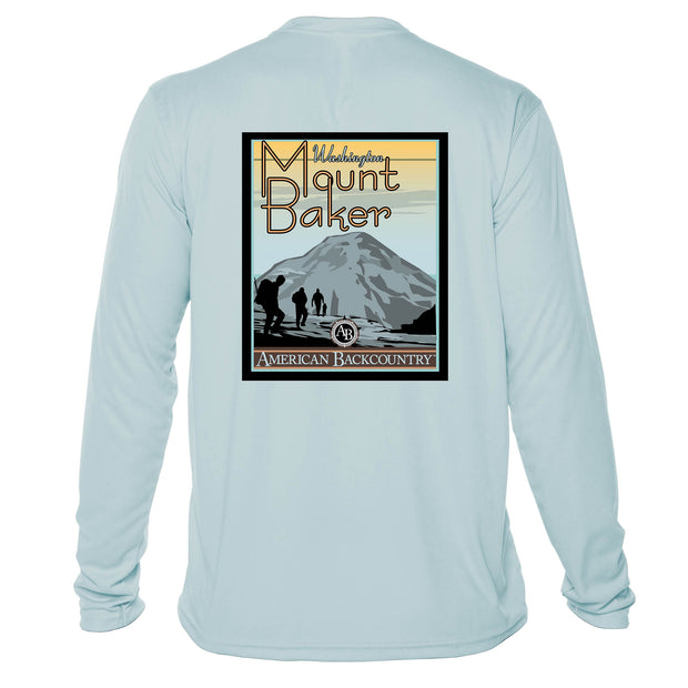 Mount Baker Vintage Destinations Long Sleeve Men's Microfiber Men's T-Shirt