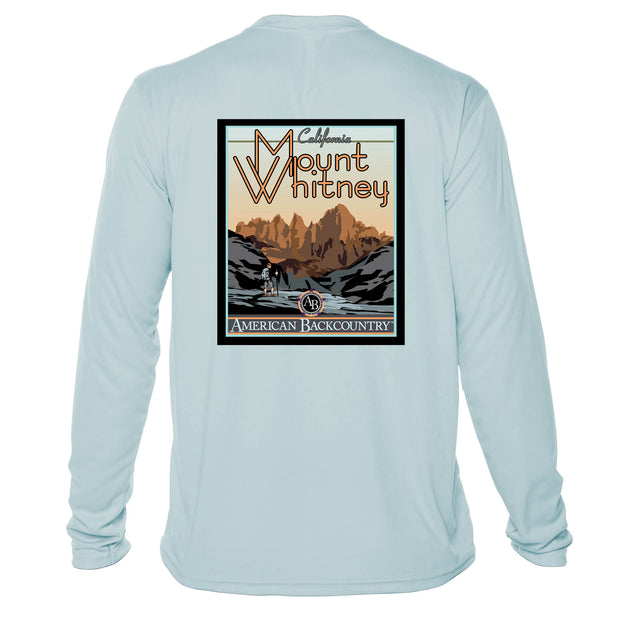 Mount Whitney Vintage Destinations Long Sleeve Men's Microfiber Men's T-Shirt