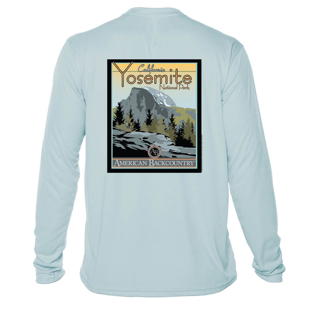 Yosemite National Park Vintage Destinations Long Sleeve Men's Microfiber Men's T-Shirt