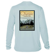 Olympic National Park Vintage Destinations Long Sleeve Men's Microfiber Men's T-Shirt