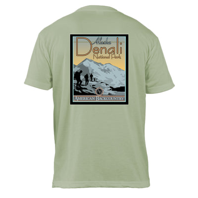 Denali National Park Vintage Destinations Basic Crew T-Shirt