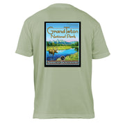 Grand Teton National Park Vintage Destinations Basic Crew T-Shirt