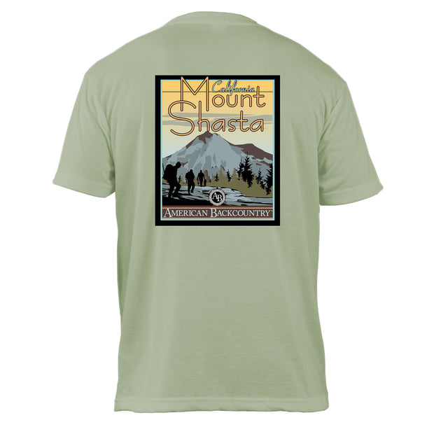 Mount Shasta Vintage Destinations Basic Crew T-Shirt