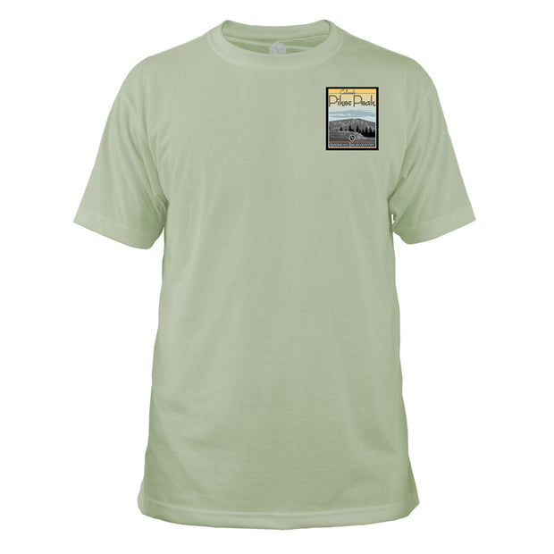 Pikes Peak Vintage Destinations Basic Crew T-Shirt