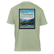 Rocky Mountain National Park Vintage Destinations Basic Crew T-Shirt