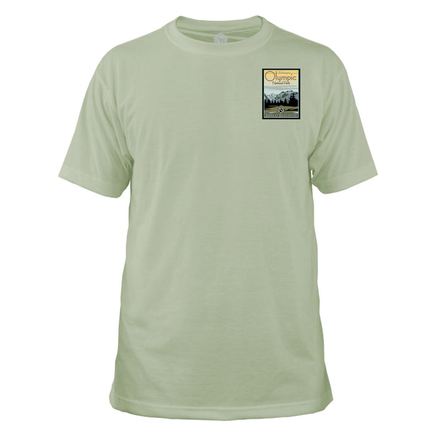 Olympic National Park Vintage Destinations Basic Crew T-Shirt