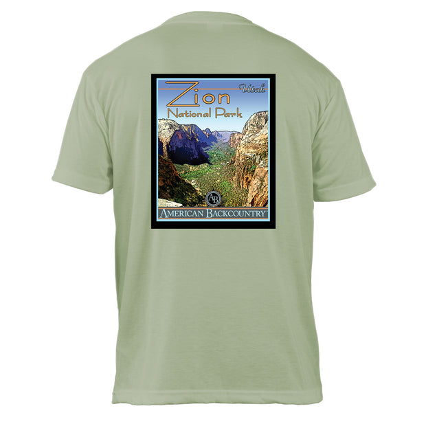 Zion National Park Vintage Destinations Basic Crew T-Shirt