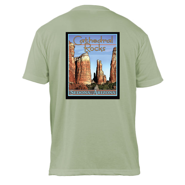 Cathedral Rocks Vintage Destinations Basic Crew T-Shirt