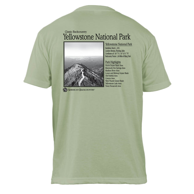 Yellowstone National Park Classic Backcountry Basic Crew T-Shirt