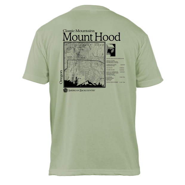 Mount Hood Classic Mountain Basic Crew T-Shirt