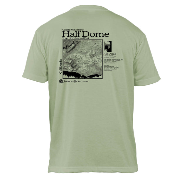 Half Dome Classic Mountain Basic Crew T-Shirt