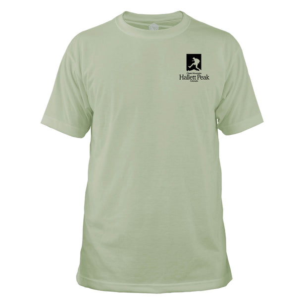 Hallett Peak Classic Mountain Basic Crew T-Shirt