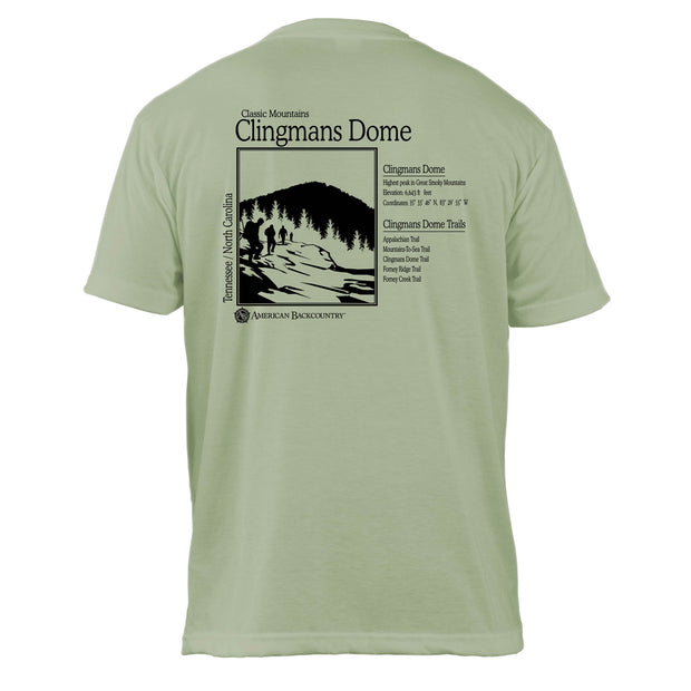 Clingmans Dome Classic Mountain Basic Crew T-Shirt