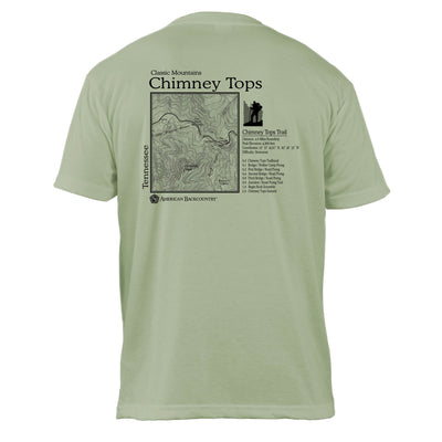 Chimney Tops Classic Mountain Basic Crew T-Shirt