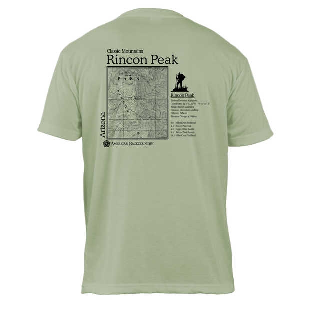 Rincon Peak Classic Mountain Basic Crew T-Shirt