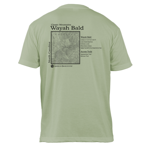 Wayah Bald Classic Mountain Basic Crew T-Shirt